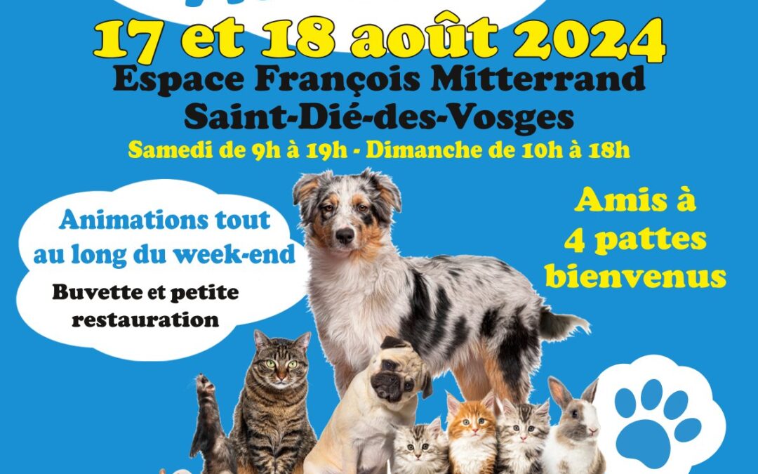 Évènement : Un salon pour nos amis à quatre pattes