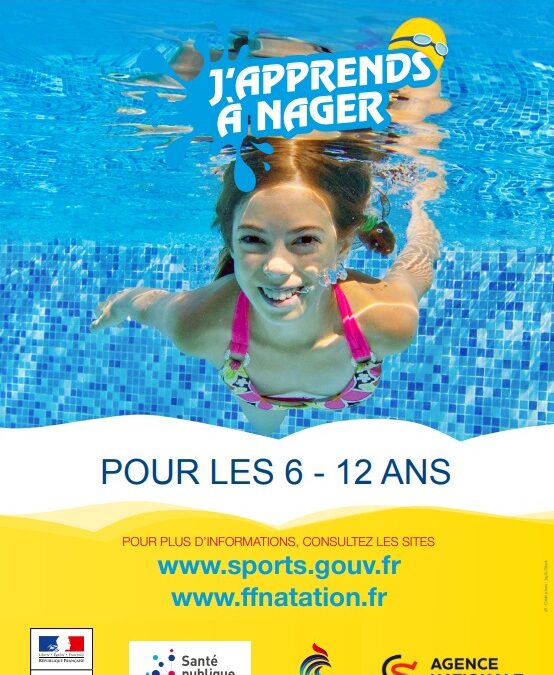 J’apprends à nager : Les inscriptions pour cette année approchent