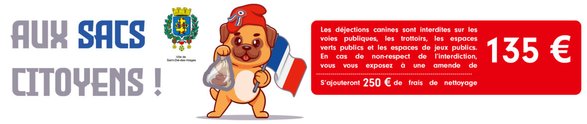 banniere dejections canines