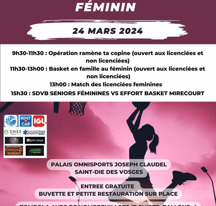 Une journée du basket 100% féminin