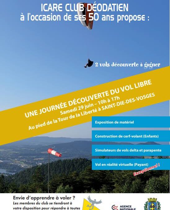 Club déodatien ICare : 50 bougies à souffler