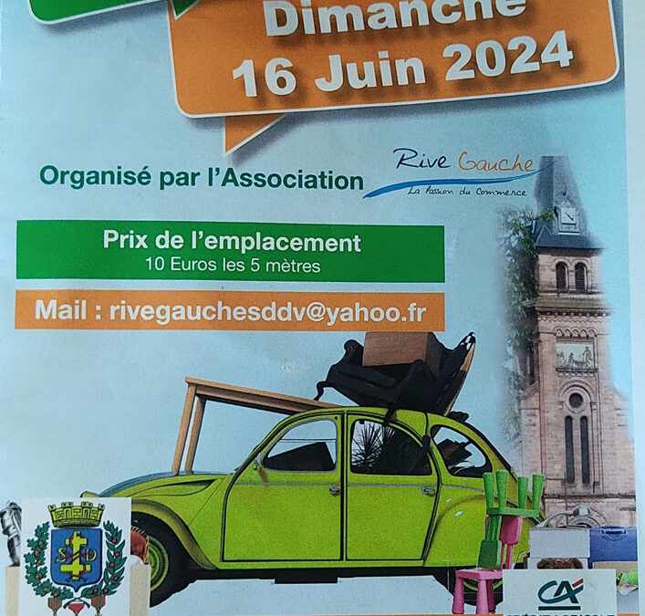 Marché brocante : La ville animée !