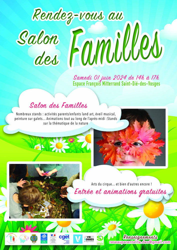 affiche du salon des familles 2024