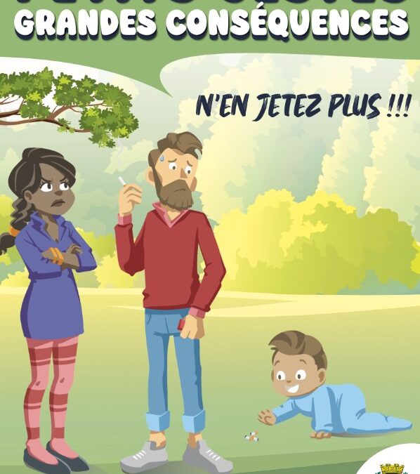 Jeter vos mégots par terre peut vous coûter cher