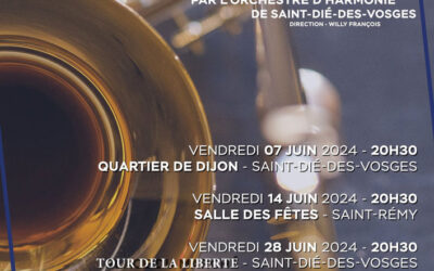 L’orchestre d’harmonie au pied de la Tour de la Liberté !