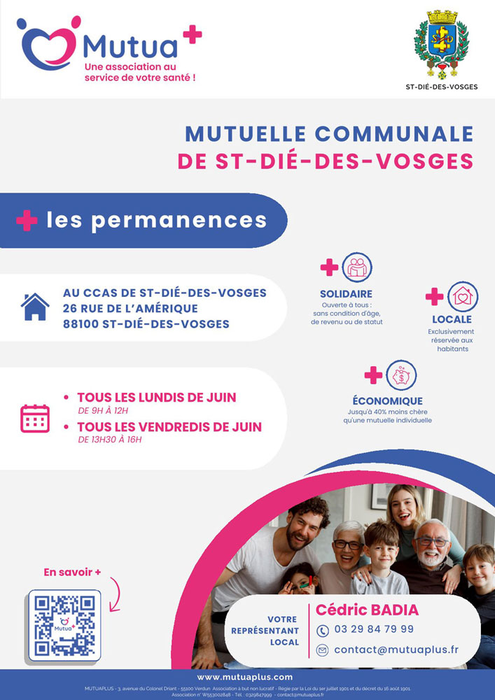 Affiche mutuelle communale mutua +