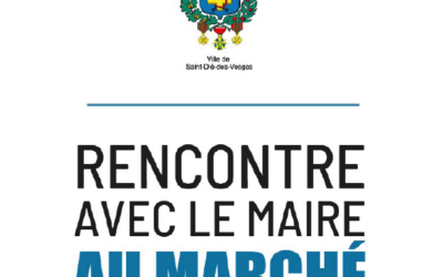 Rencontre avec le Maire au Marché