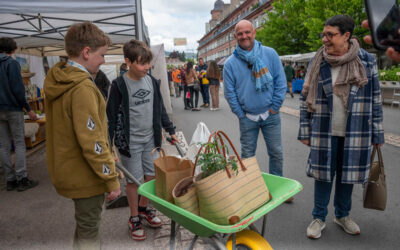Un Jardin dans ma ville : Un service à la brouette