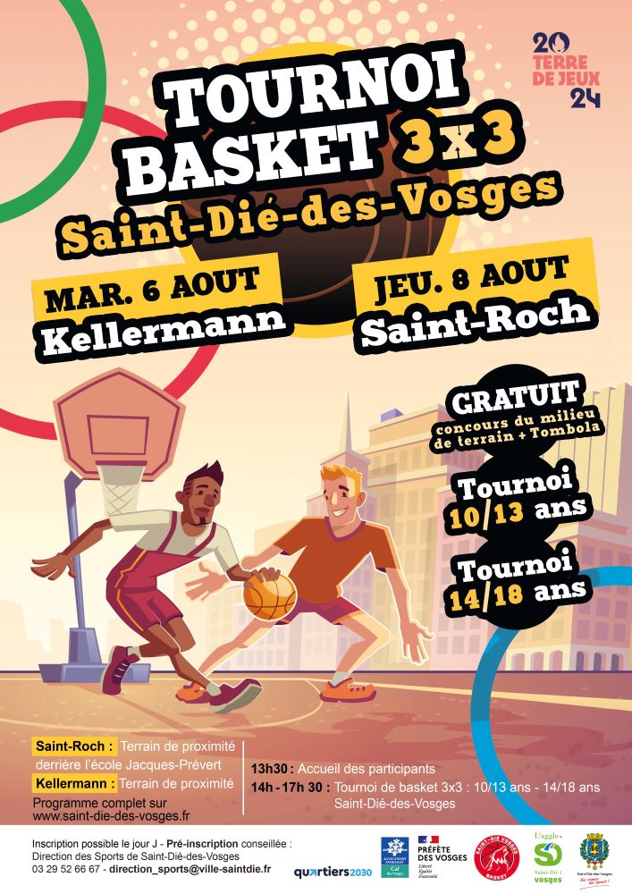 TOURNOI-BASKET_AFFICHE affiche du tournoi de basket 3x3 à Saint-Dié