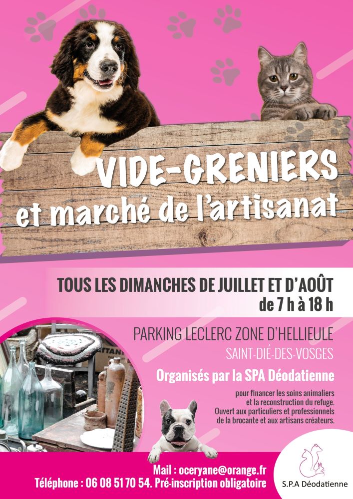 Vide-greniers et marché de l’artisanat