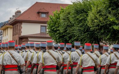 Passation de commandement de la Compagnie des Appuis du 1er Régiment de Tirailleurs