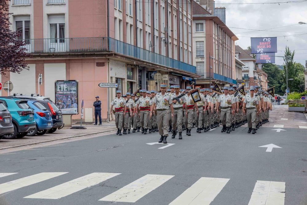passation-de-commandement-pour-la-compagnie-des-appuis Photo prise lors de la passation de commandement pour la Compagnie des Appuis
