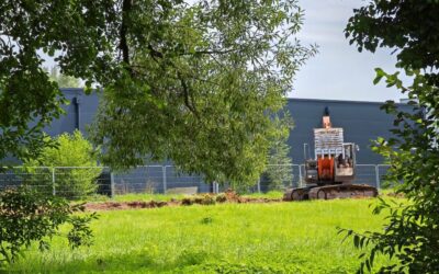 Les premiers coups de pelle sur le chantier du futur cinéma