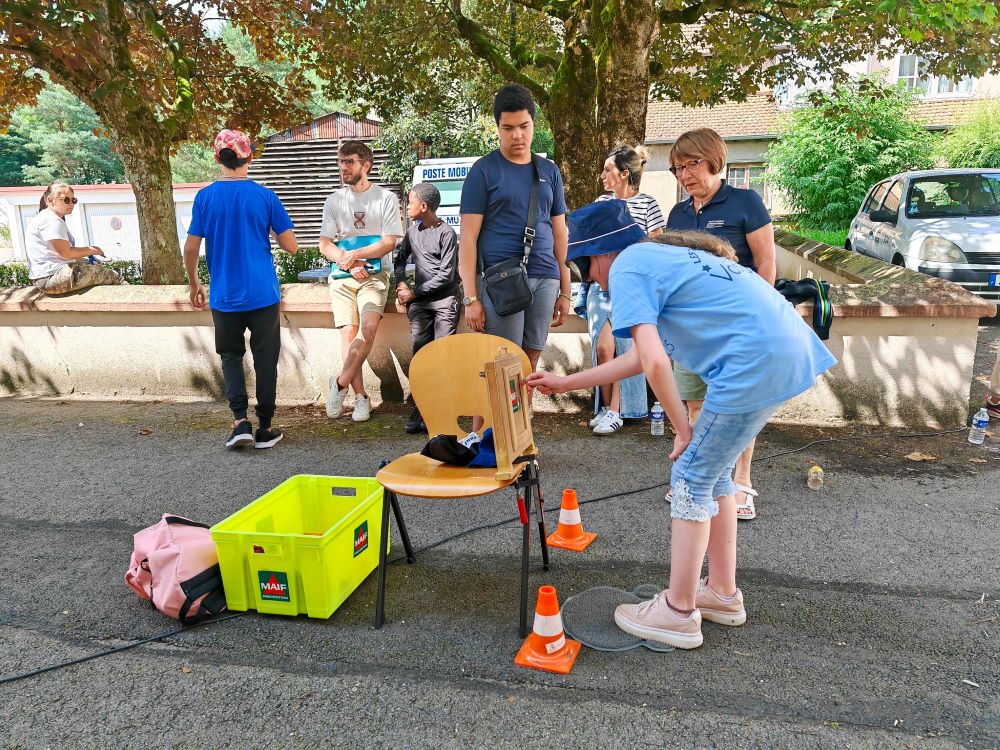 securite-routiere-en-voiture-simone Photo prise lors de l'atelier de sensibilisation à la sécurité routière