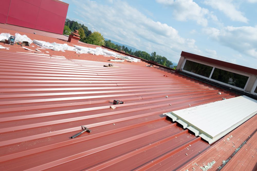 ecoles-les-finitions-avant-la-rentree Photo des travaux de l'école Fernand-Baldensperger