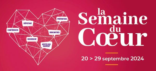 Logo Semaine du Coeur 2024 visuel de la semaine du cœur du 20 au 29 septembre 2024