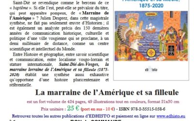 Un livre sur la marraine de l’Amérique