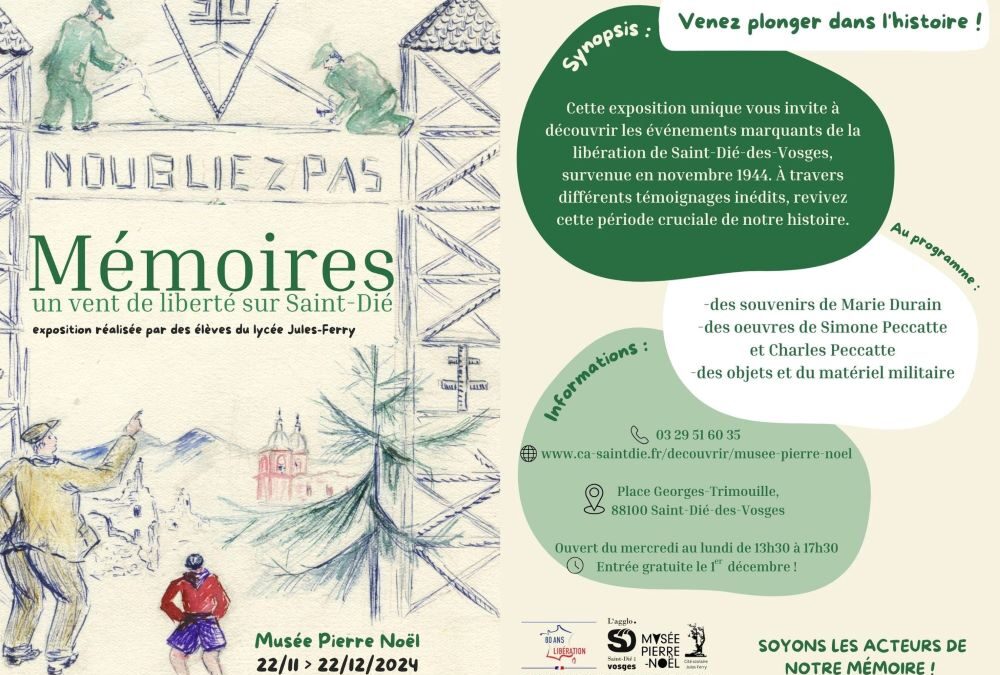 Une exposition de lycéens qui souffle « un vent de liberté » au musée Pierre-Noël
