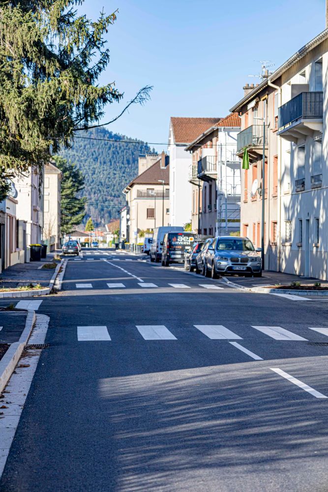 Photo de la rue de la Ménantille après les travaux