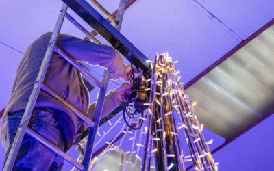 Le char de saint Nicolas à l’étape de la finition