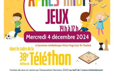 Un après-midi sous le signe des jeux !