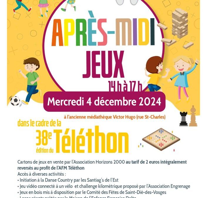 Un après-midi sous le signe des jeux !