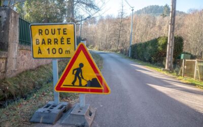L’accotement soutenu avenue du Théâtre-Verdure