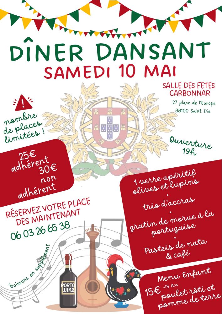 Repas dansant de l’association franco-portugaise