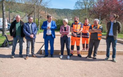 Deux terrains de pétanque créés aux Castors