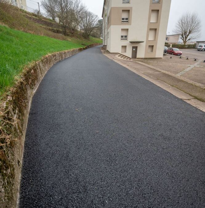 Un nouvel enrobé rue Ohl-des-Marais