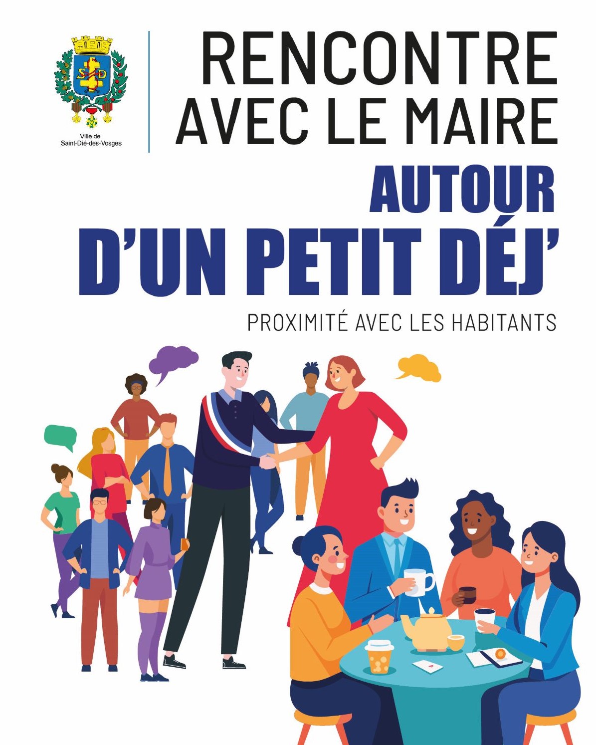 Premier « petit-déjeuner de proximité avec le maire »