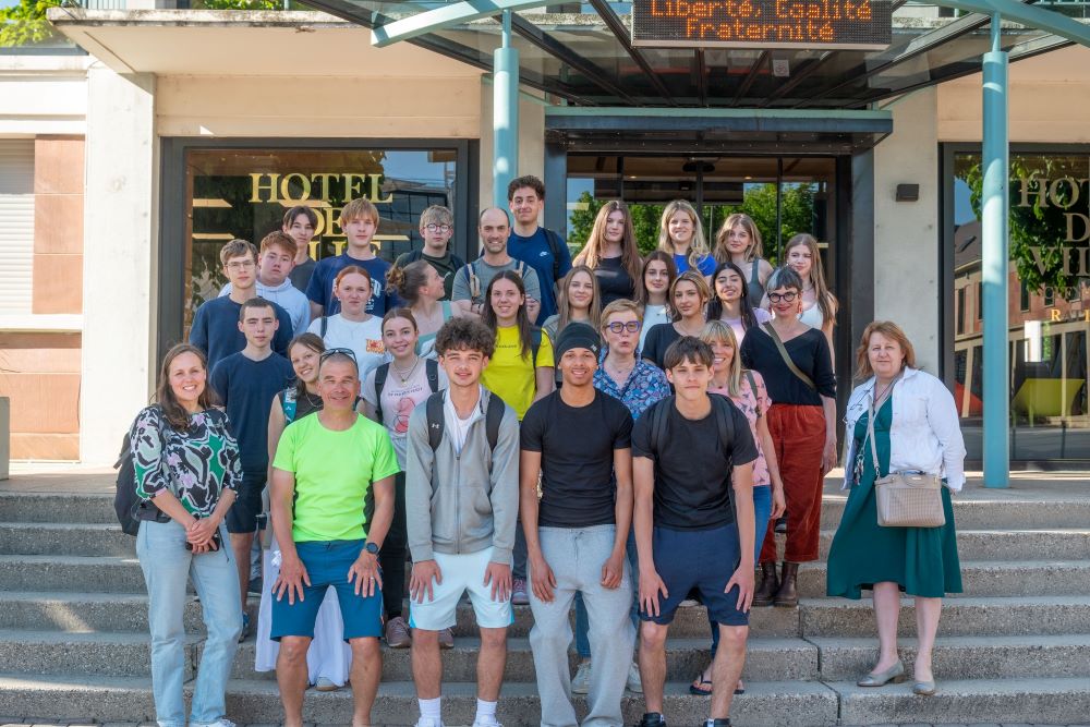un-projet-artistique-et-transfrontalier-pour-baumont-avec-friedrichshafen Photo de l'échange scolaire avec le lycée baumont et le lycée de friedrichshafen
