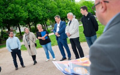 Une chavande au parc Jean-Mansuy le 28 juin