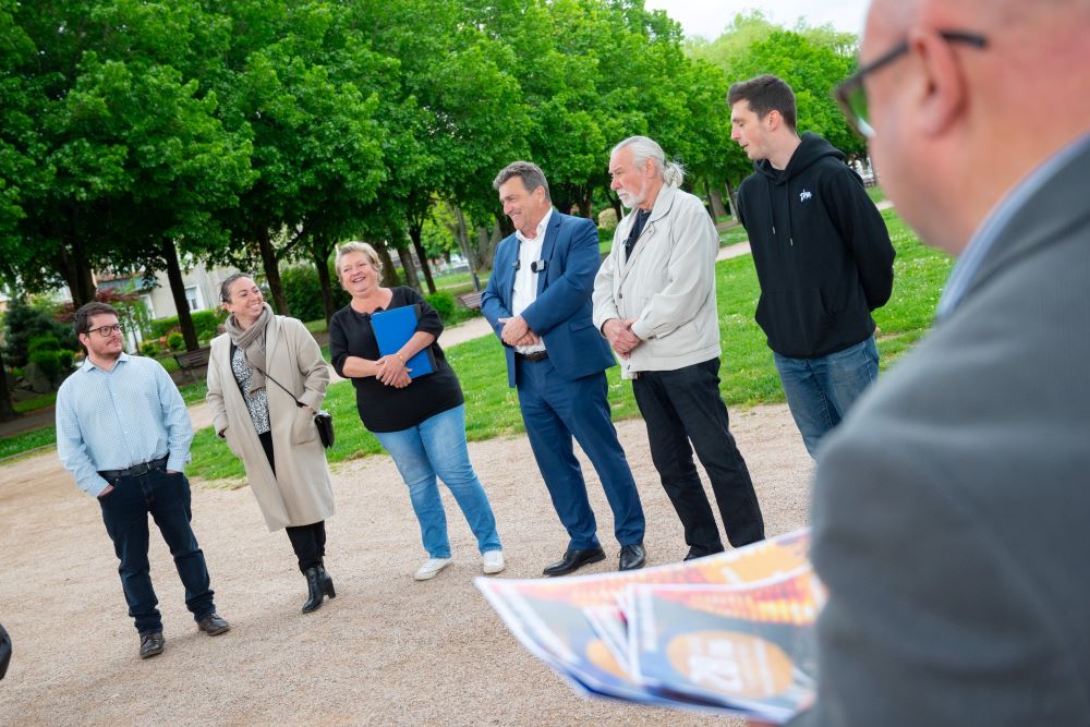 une-chavande-au-parc-jean-mansuy-le-28-juin Photo prise lors du point presse du feu de la saint-jean 2025