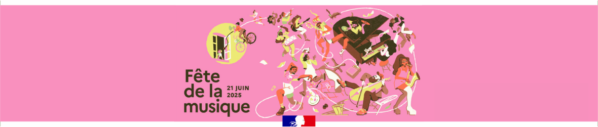 bandeau de la fête de la musique 2025