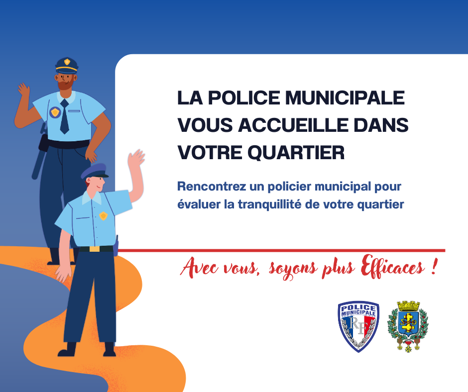 Postes mobiles de proximité de la police municipale de juin