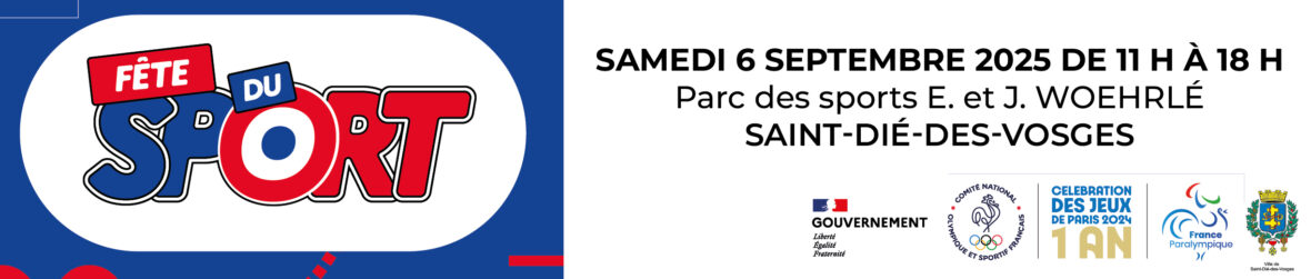 bannière fête du sport 2025