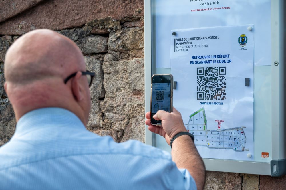 point presse des tombes de rive droite et rive gauche geolocalisables