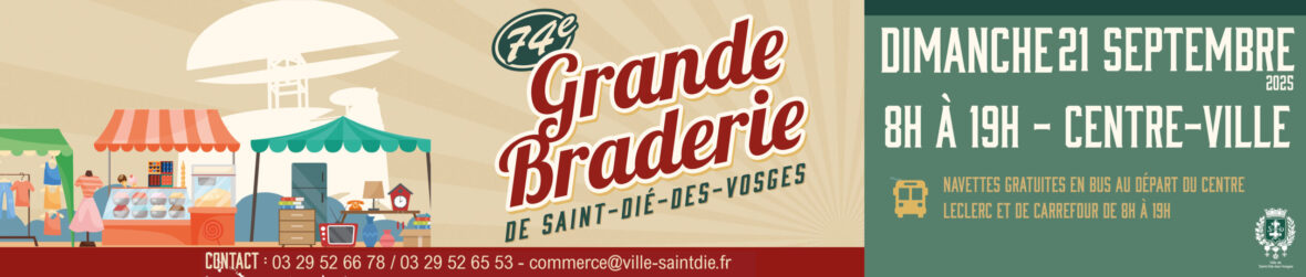 bandeau de la grande braderie 2025