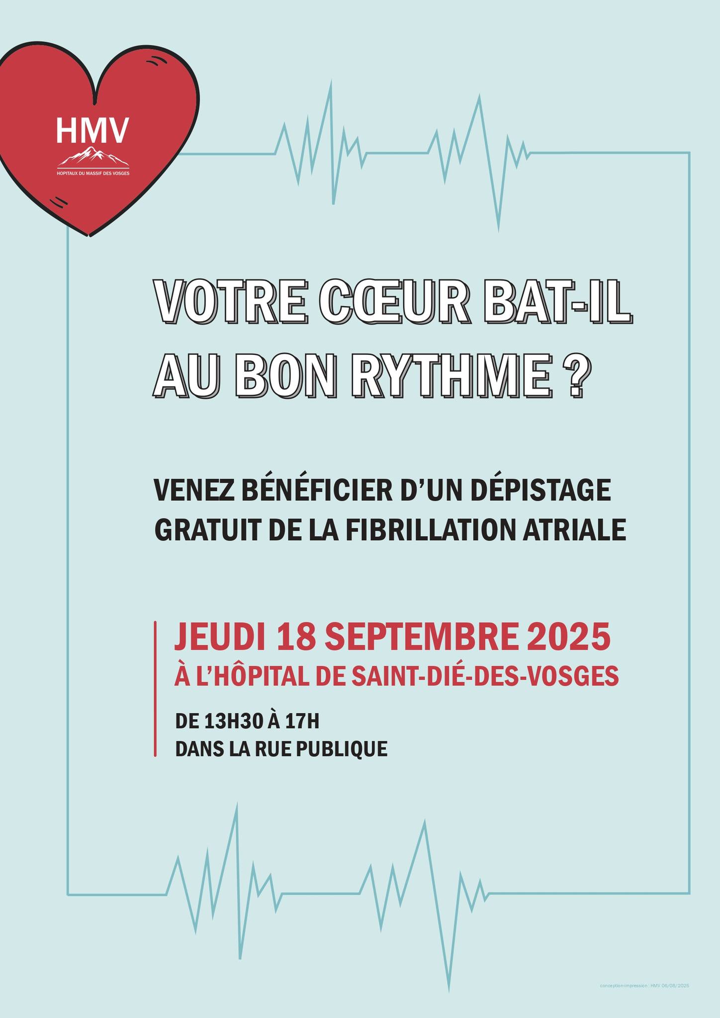 « Votre coeur bat-il au bon rythme ? »