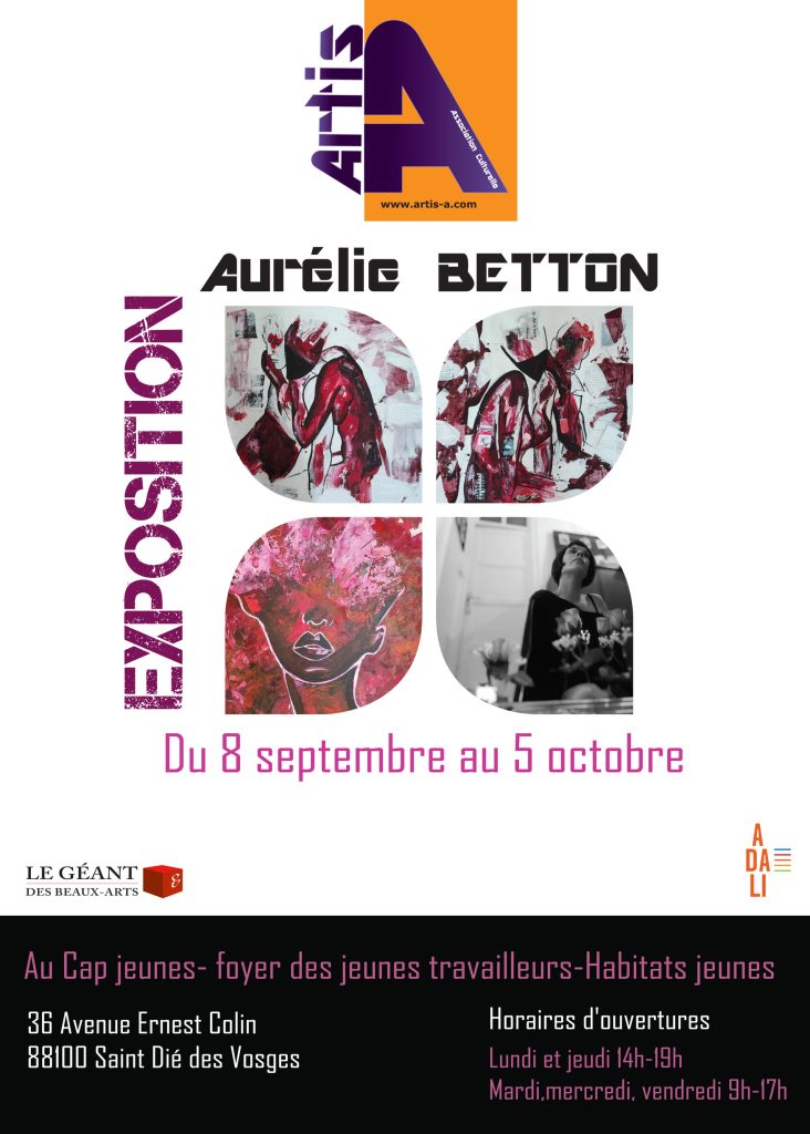 Exposition individuelle d’Aurélie Betton