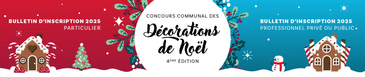 bandeau décorations de noel 2025