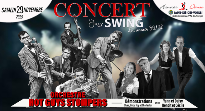 Concert jazz-swing des années 30 à 40
