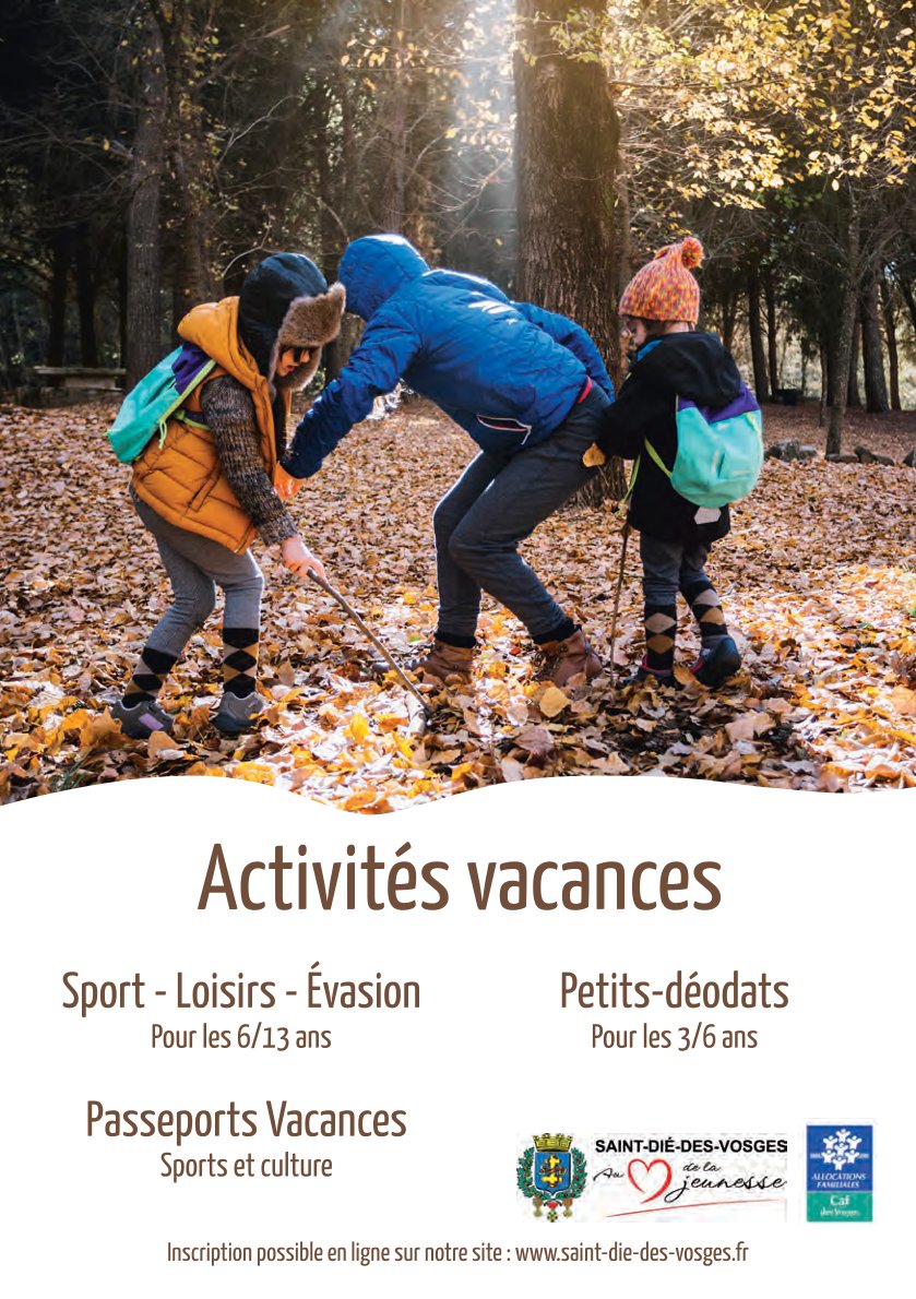 depliant-AUTOMNE-2025 activités vacances automne 2025