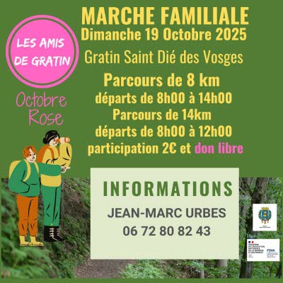 Marche familiale des Amis de Gratin