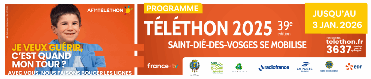 bandeau téléthon 2025