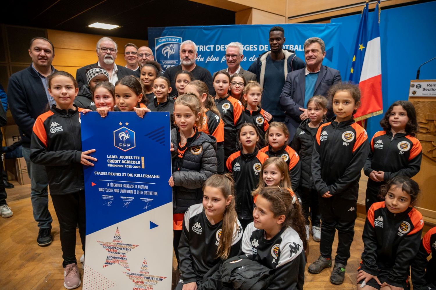 4e label or pour la section féminine des sr saint-dié kellermann