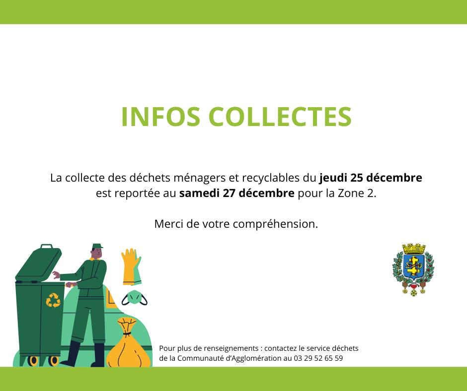 infos collectes déchets