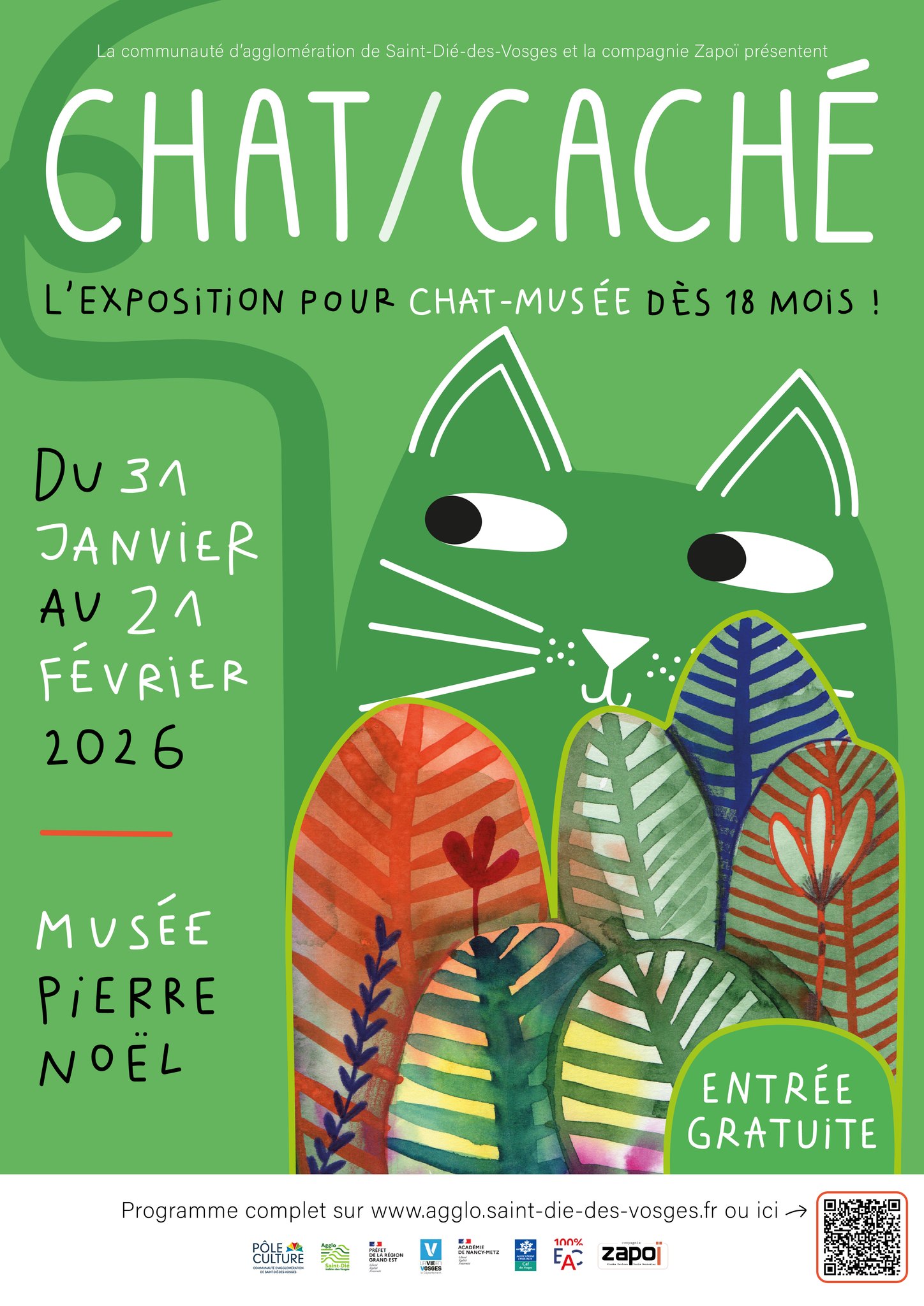 Visites guidées de l’exposition Chat/Caché