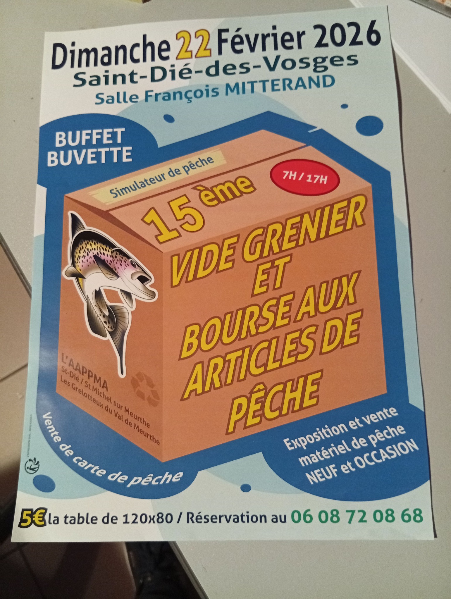 15e vide-grenier et bourse aux articles de pêche